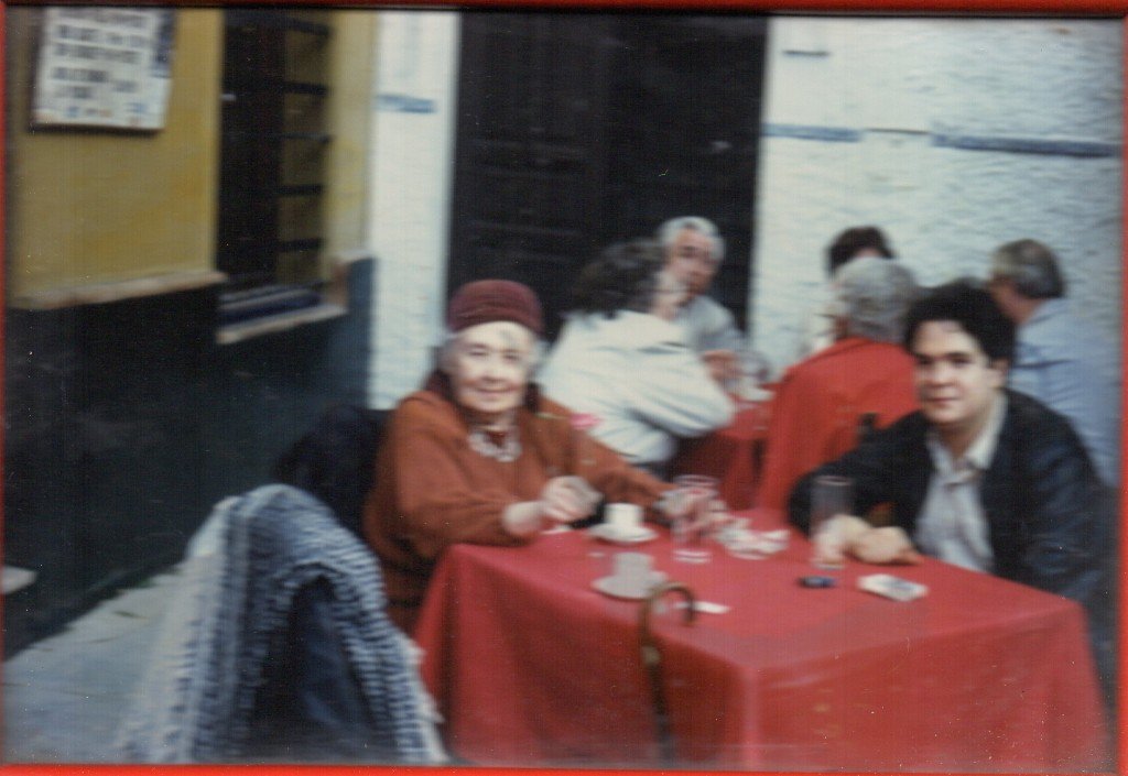 VALENTINE MARCADÉ ET ALVARO VARGAS À SÉVILLE, FIN DES ANNÉES 1980