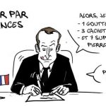Macron croqué par Ulys