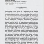 Archives – Problèmes de la publication d&rsquo;inédits en allemand chez Prestel via le Lenbachhaus, 2007